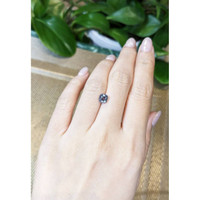 1.46 Ct. Greyish Blue Sapphire from Ceylon (Sri Lanka) Life Style