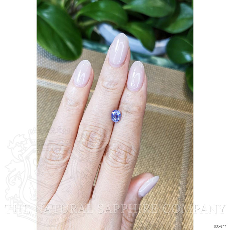 1.04 Ct. Blue Sapphire from Ceylon (Sri Lanka)