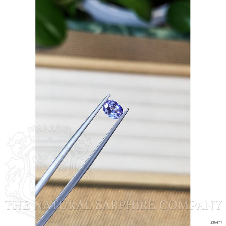1.04 Ct. Blue Sapphire from Ceylon (Sri Lanka)