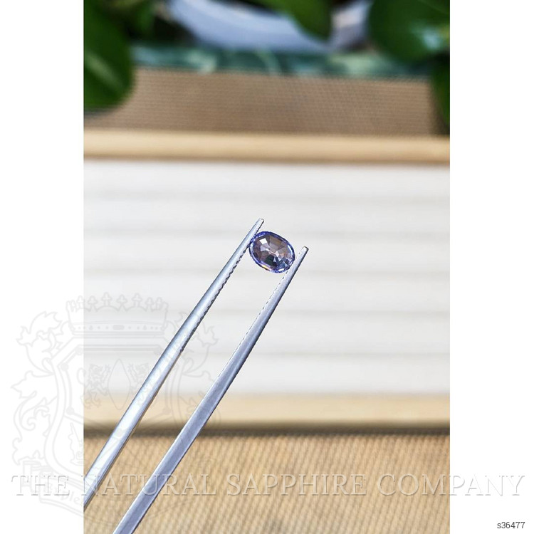 1.04 Ct. Blue Sapphire from Ceylon (Sri Lanka)