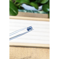 1.61 Ct. Greyish Blue Sapphire from Ceylon (Sri Lanka) Life Style