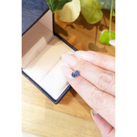 1.75 Ct. Greyish Blue Sapphire from Ceylon (Sri Lanka) Life Style