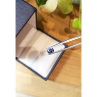 1.07 Ct. Greyish Blue Sapphire from Ceylon (Sri Lanka) Life Style