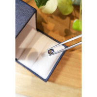 1.07 Ct. Greyish Blue Sapphire from Ceylon (Sri Lanka) Life Style