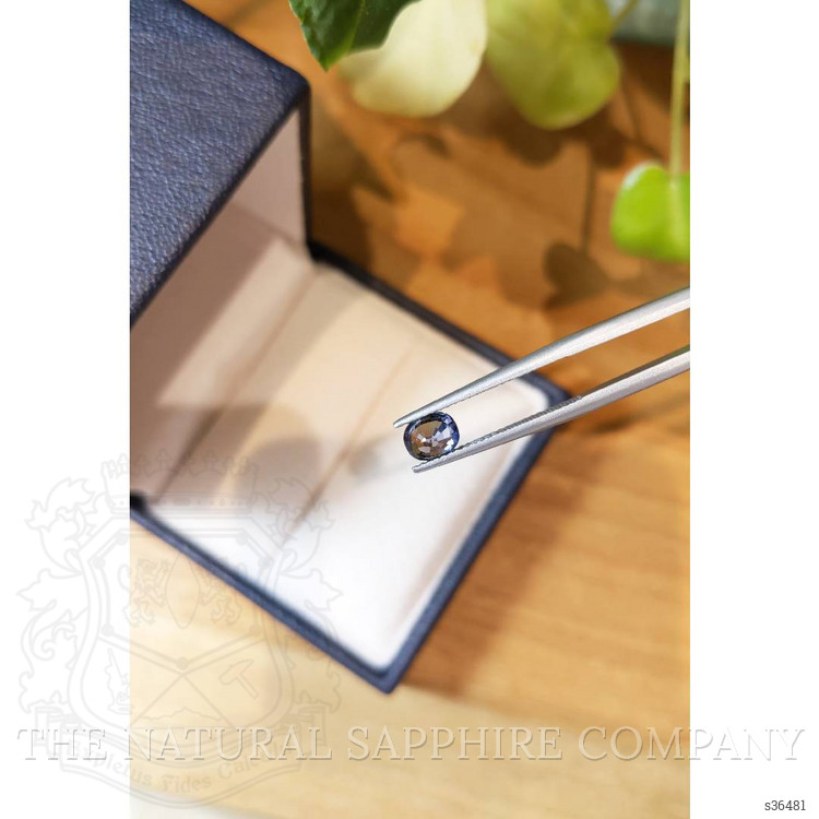 1.07 Ct. Greyish Blue Sapphire from Ceylon (Sri Lanka)