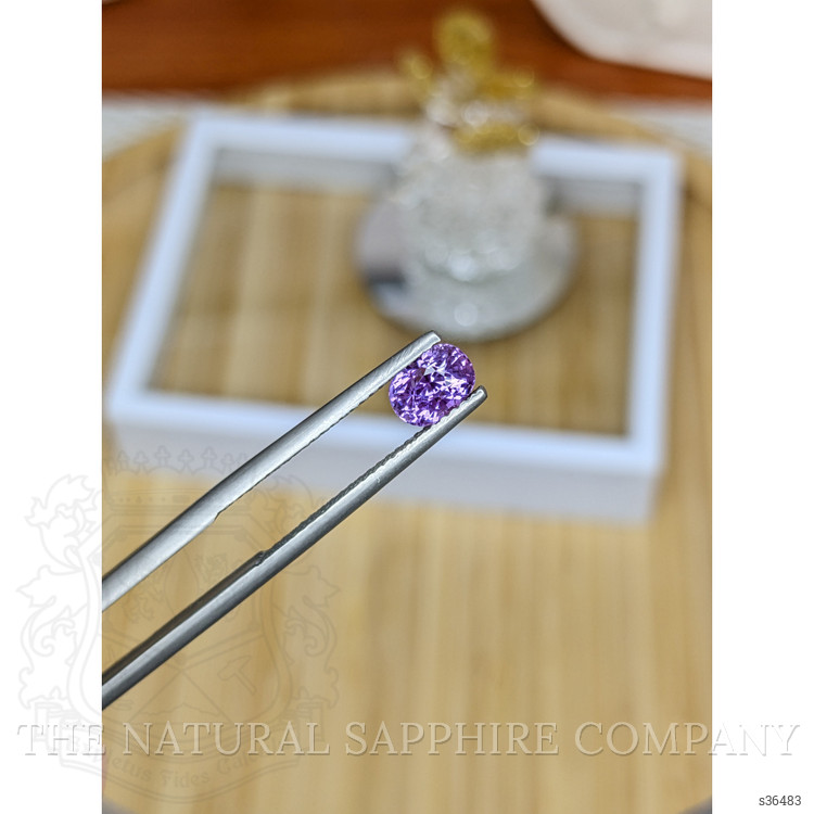 1.07 Ct. Pinkish Purple Sapphire from Ceylon (Sri Lanka)