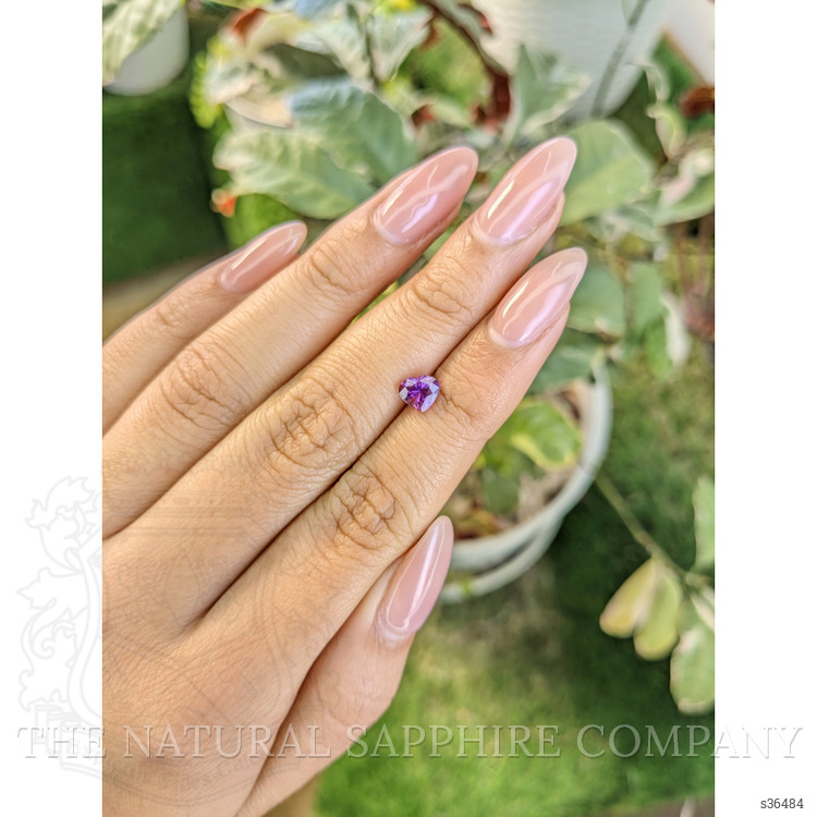 1.02 Ct. Pinkish Purple Sapphire from Ceylon (Sri Lanka)