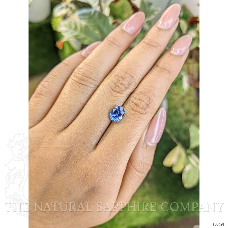 2.20 Ct. Blue Sapphire from Ceylon (Sri Lanka)