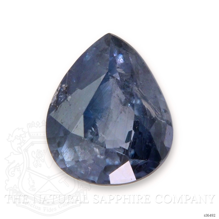1.30 Ct. Greyish Blue Sapphire from Ceylon (Sri Lanka)