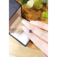 1.30 Ct. Greyish Blue Sapphire from Ceylon (Sri Lanka) Life Style