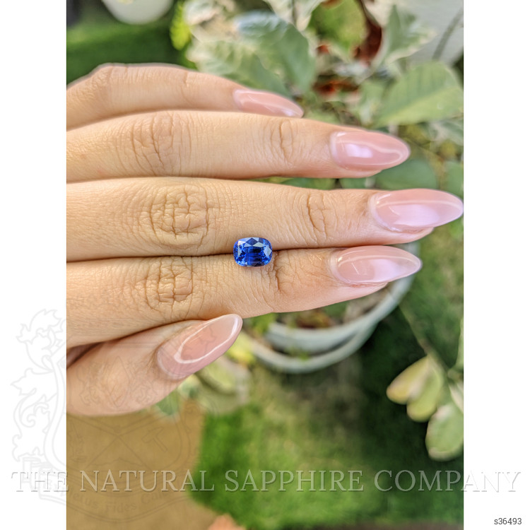 2.05 Ct. Blue Sapphire from Ceylon (Sri Lanka)