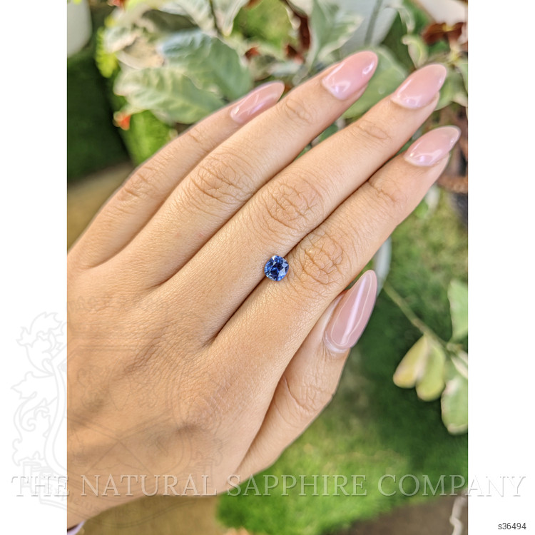 0.80 Ct. Blue Sapphire from Ceylon (Sri Lanka)