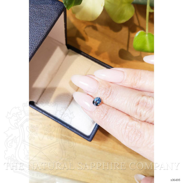 0.98 Ct. Blue Sapphire from Ceylon (Sri Lanka)