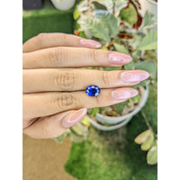 3.14 Ct. Blue Sapphire from Ceylon (Sri Lanka) Life Style