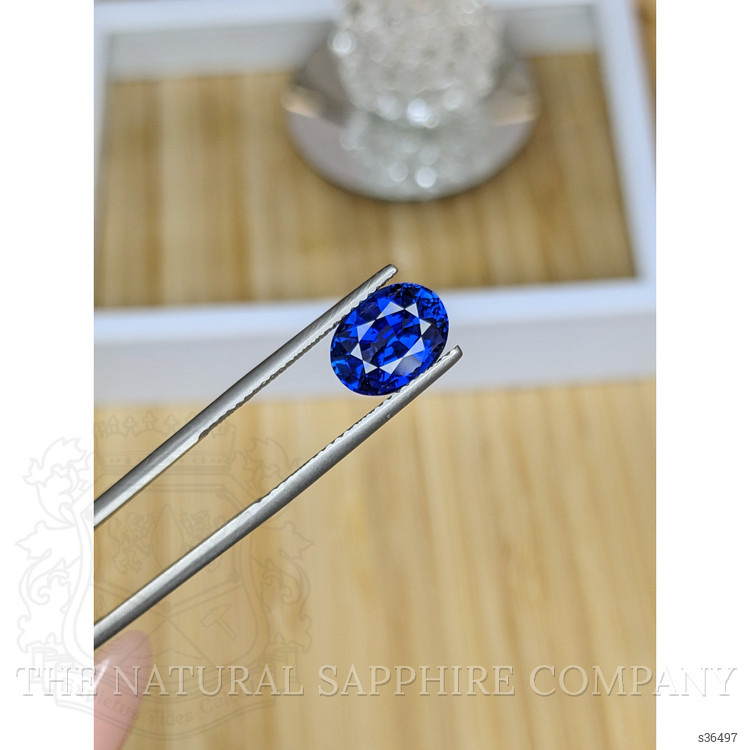 3.14 Ct. Blue Sapphire from Ceylon (Sri Lanka)