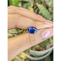 3.08 Ct. Blue Sapphire from Ceylon (Sri Lanka) Life Style
