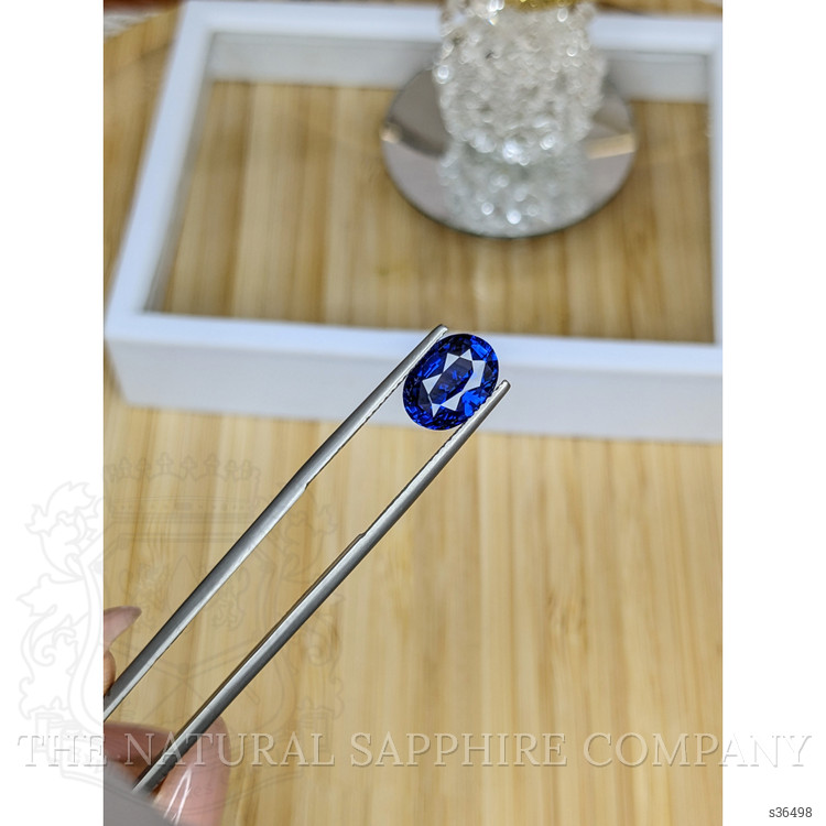 3.08 Ct. Blue Sapphire from Ceylon (Sri Lanka)