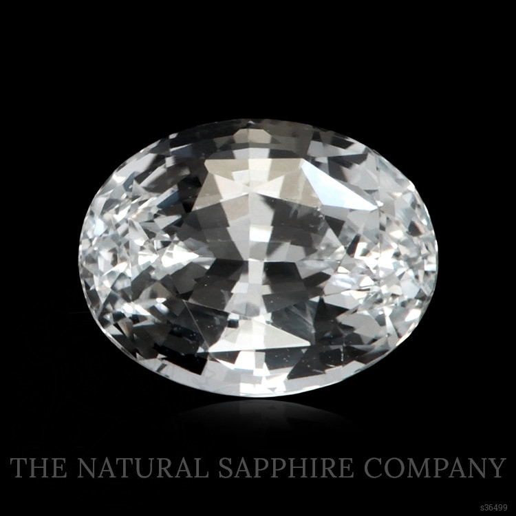 3.35 Ct. White Sapphire from Ceylon (Sri Lanka)
