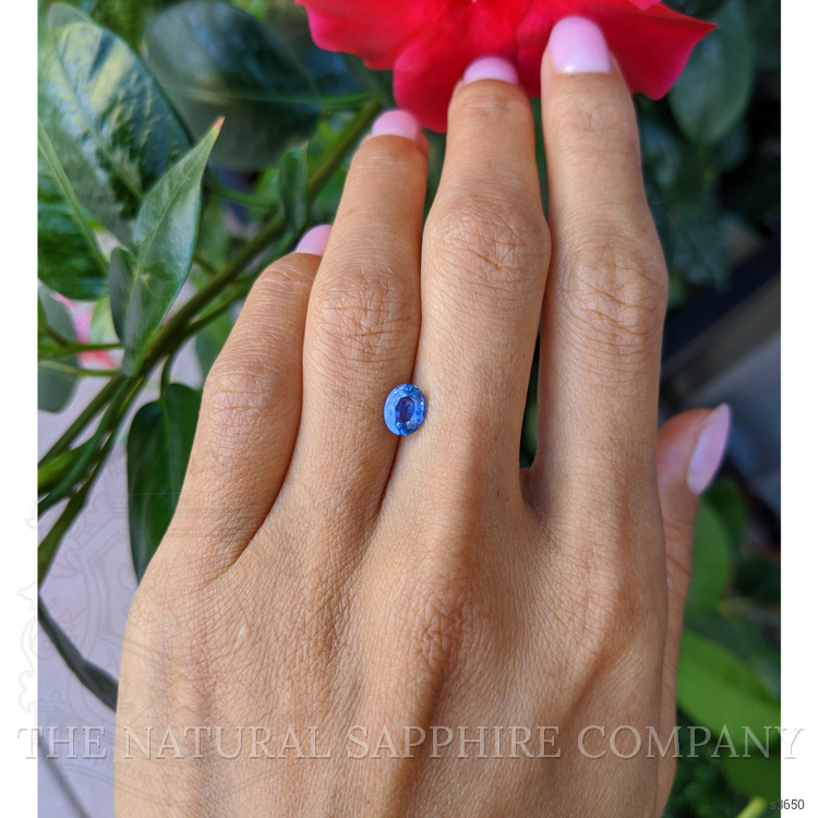 1.04 Ct. Blue Sapphire from Ceylon (Sri Lanka)