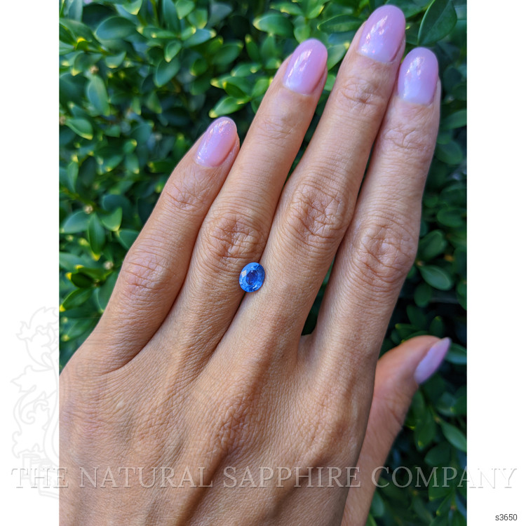 1.04 Ct. Blue Sapphire from Ceylon (Sri Lanka)