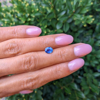 1.04 Ct. Blue Sapphire from Ceylon (Sri Lanka) Life Style