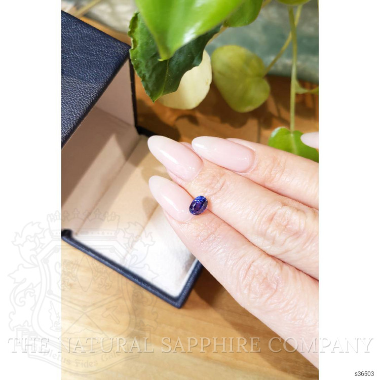 1.49 Ct. Blue Sapphire from Ceylon (Sri Lanka)