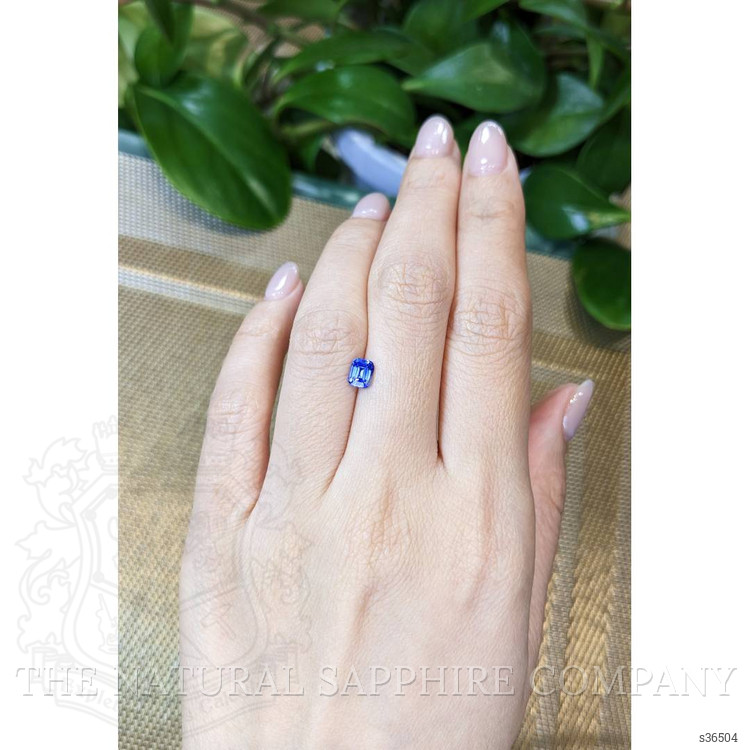 0.80 Ct. Blue Sapphire from Ceylon (Sri Lanka)