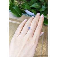 1.18 Ct. Blue Sapphire from Ceylon (Sri Lanka) Life Style