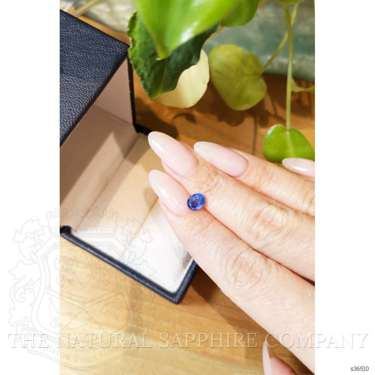 1.23 Ct. Blue Sapphire from Ceylon (Sri Lanka)