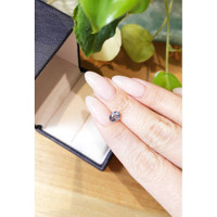 1.12 Ct. Greyish Blue Sapphire from Ceylon (Sri Lanka) Life Style