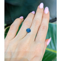 1.75 Ct. Greenish Blue Sapphire from Montana Life Style