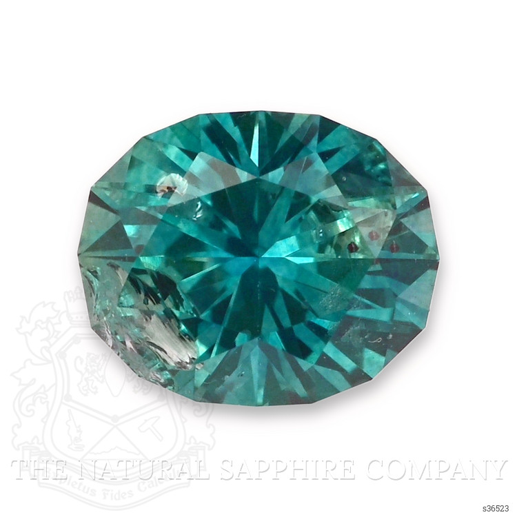 1.69 Ct. Greenish Blue Sapphire from Montana