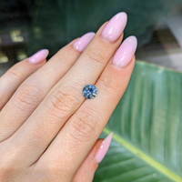 1.35 Ct. Greenish Blue Sapphire from Montana Life Style