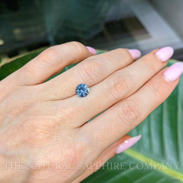 1.35 Ct. Greenish Blue Sapphire from Montana