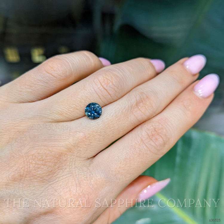 1.41 Ct. Bluish Green Sapphire from Montana