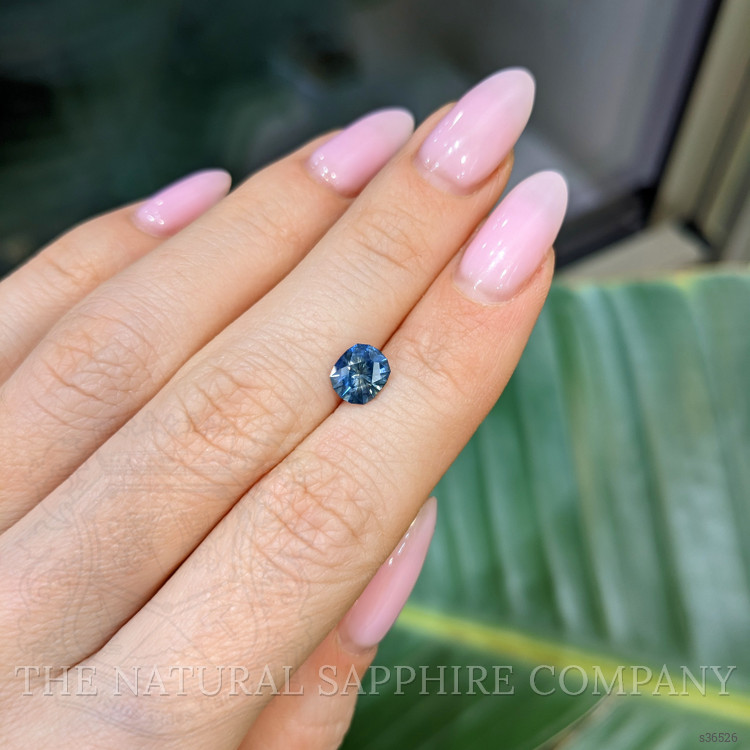 1.31 Ct. Greenish Blue Sapphire from Montana