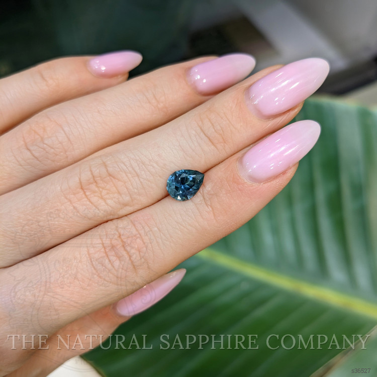 1.72 Ct. Greenish Blue Sapphire from Montana
