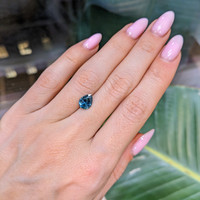 1.72 Ct. Greenish Blue Sapphire from Montana Life Style