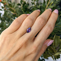 1.62 Ct. Purple Sapphire from Ceylon (Sri Lanka) Life Style