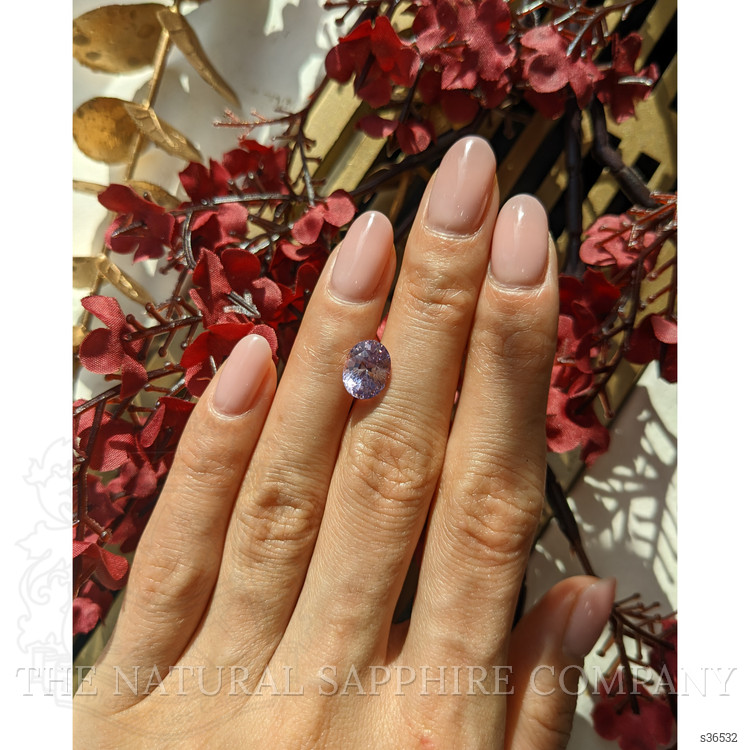 3.24 Ct. Purplish Pink Sapphire from Ceylon (Sri Lanka)