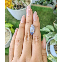 8.58 Ct. Blue Rough Sapphire Crystal from Ceylon (Sri Lanka) Life Style
