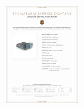 7.66 Ct. Greenish Blue Rough Sapphire Crystal from Ceylon (Sri Lanka) Scan Report