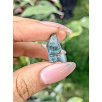 7.66 Ct. Greenish Blue Rough Sapphire Crystal from Ceylon (Sri Lanka) Life Style