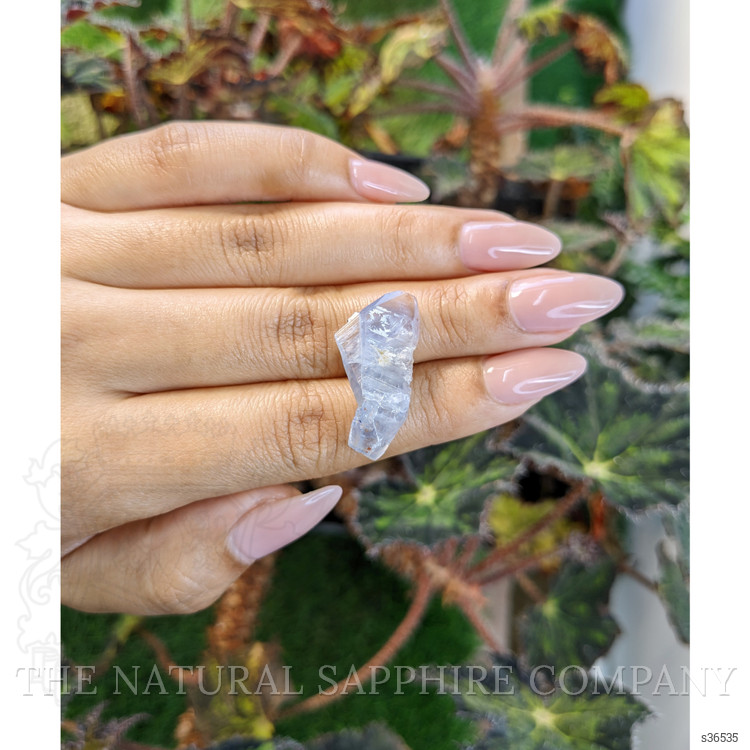 20.06 Ct. Blue Sapphire Crystal from Ceylon (Sri Lanka)