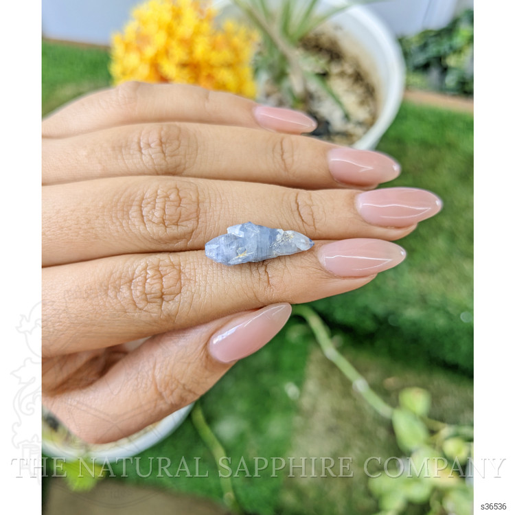 9.36 Ct. Blue Sapphire Crystal from Ceylon (Sri Lanka)