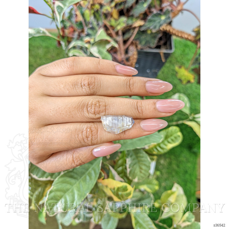 17.44 Ct. Blue Rough Sapphire Crystal from Ceylon (Sri Lanka)