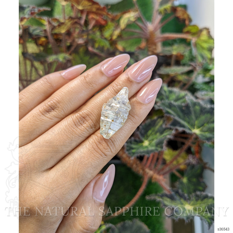 24.79 Ct. Grey Rough Sapphire Crystal from Ceylon (Sri Lanka)