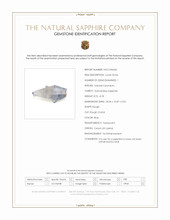 8.78 Ct. Blue Rough Sapphire Crystal from Ceylon (Sri Lanka) Scan Report