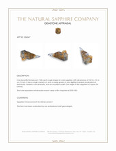 7.48 Ct. Bi Color Rough Sapphire Crystal from Ceylon (Sri Lanka) Appraisal