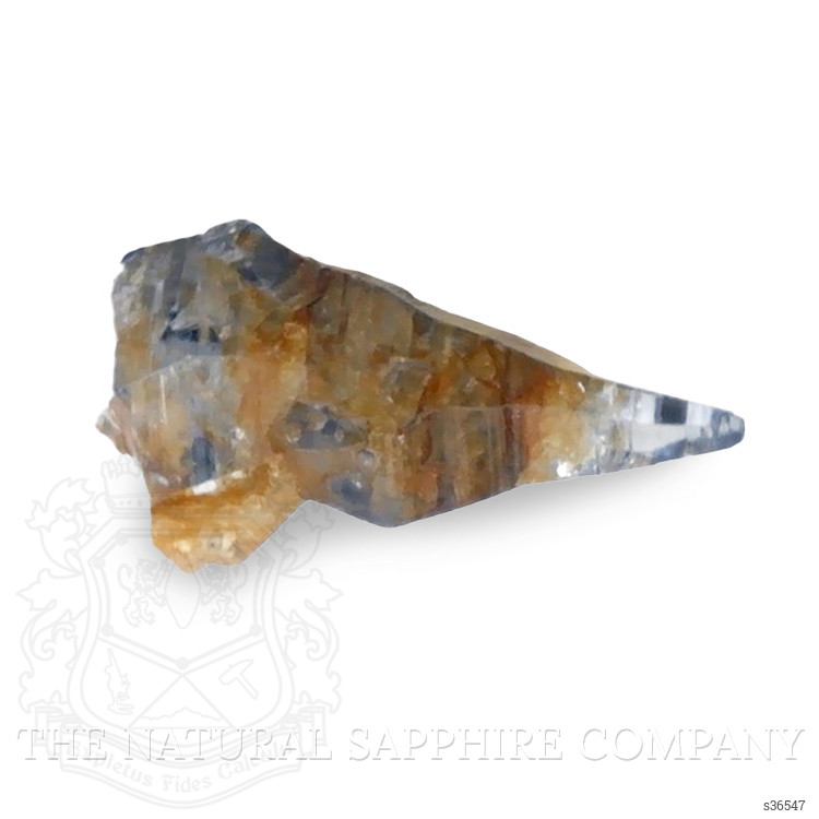 7.48 Ct. Bi Color Rough Sapphire Crystal from Ceylon (Sri Lanka)